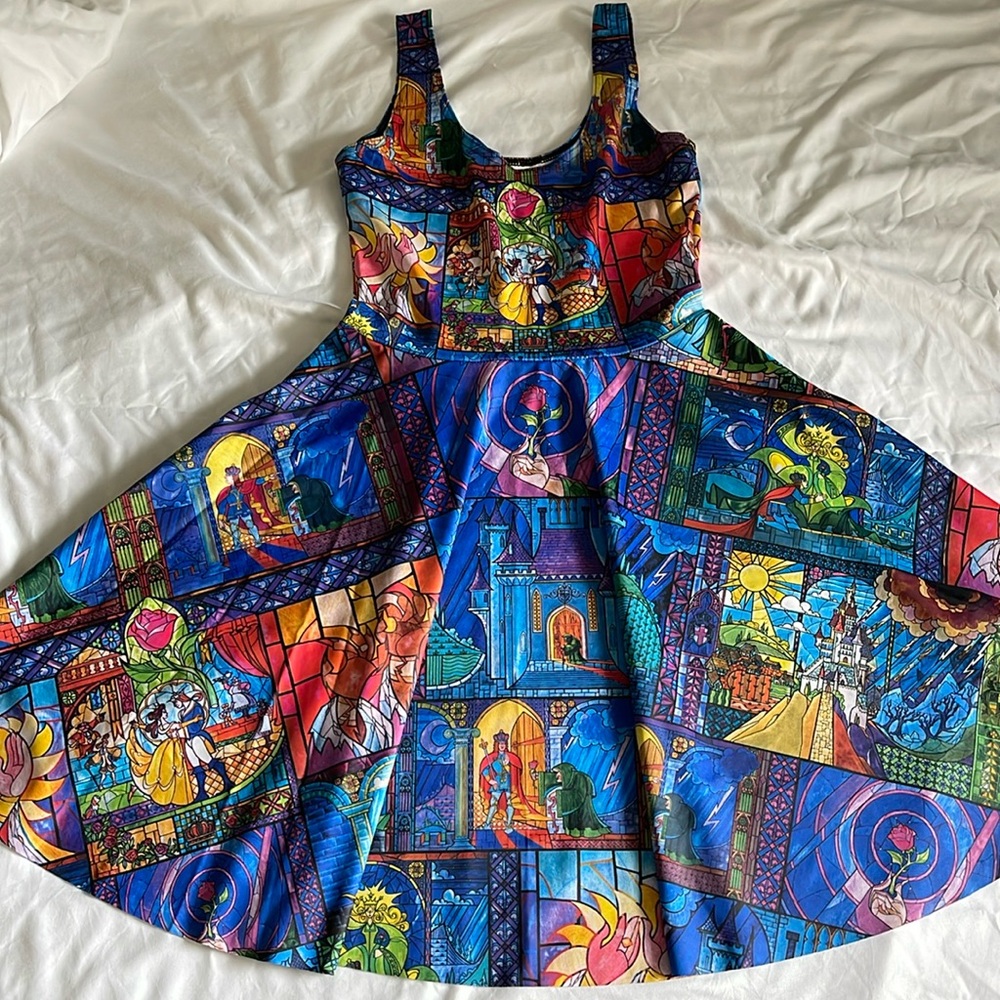 Blackmilk tale as old as time skater dress